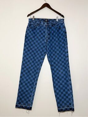 Urban Outfitters BDG Dad Fit Checkered Jeans